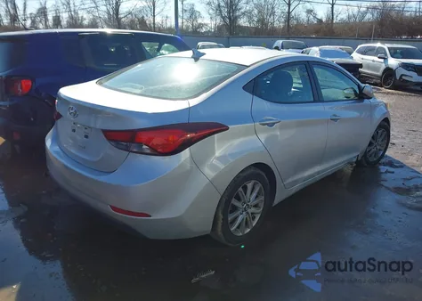 2015 Hyundai Elantra Se из США, поврежденный, VIN 5NPDH4AE5FH552620